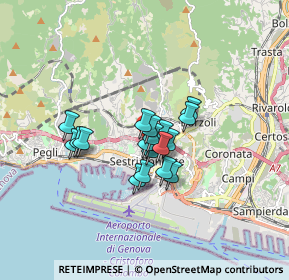 Mappa Via Antonio Negro, 16153 Genova GE, Italia (1.08842)