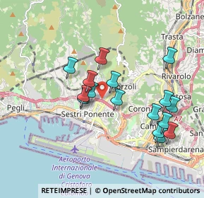 Mappa 16153 Genova GE, Italia (1.74938)