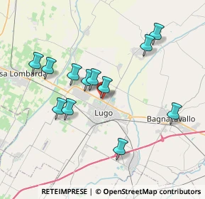 Mappa Presso il centro commerciale IRIS, 48022 Lugo RA, Italia (3.63917)