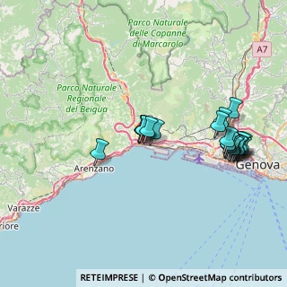 Mappa Via Cervo, 16158 Genova GE, Italia (7.8065)