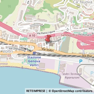 Mappa Via Cervo, 17, 16158 Genova, Genova (Liguria)