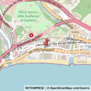 Mappa Via guala ernesto 43/r, 16100 Genova, Genova (Liguria)