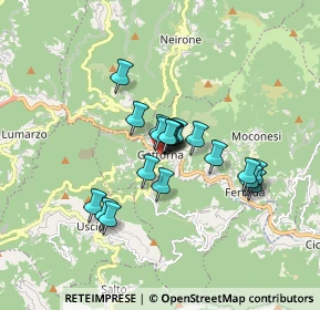 Mappa Via del Commercio, 16047 Moconesi GE, Italia (1.2385)