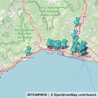 Mappa 16157 Genova GE, Italia (8.1145)