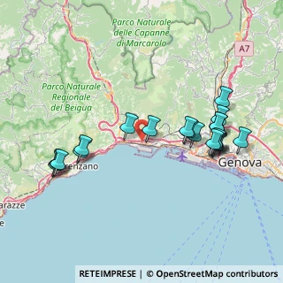 Mappa 16157 Genova GE, Italia (8.2375)