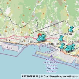 Mappa Via Monte Oliveto, 16155 Genova GE, Italia (2.20182)