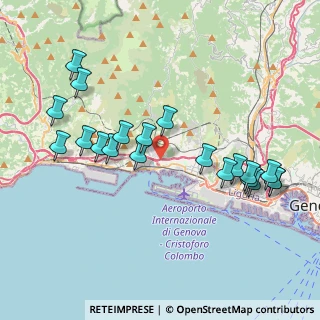 Mappa Via Monte Oliveto, 16155 Genova GE, Italia (4.2605)