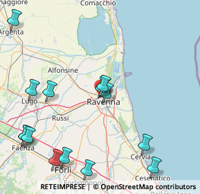 Mappa Via Achille Borghi, 48123 Ravenna RA, Italia (21.35571)