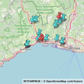Mappa Via Giacomo Filippo Porrata, 21100 Genova GE, Italia (6.72316)