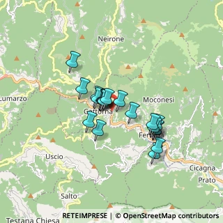 Mappa Via Moglie, 16047 Moconesi GE, Italia (1.268)