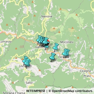 Mappa Via Moglie, 16047 Moconesi GE, Italia (1.088)