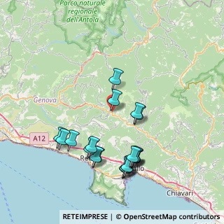 Mappa Via Moglie, 16047 Moconesi GE, Italia (8.278)