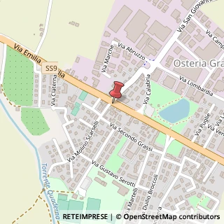 Mappa Via Emilia Ponente, 6281, 40024 Castel San Pietro Terme, Bologna (Emilia Romagna)