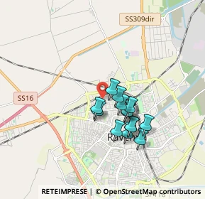 Mappa Via Pietro Loreta, 48123 Ravenna RA, Italia (1.34429)