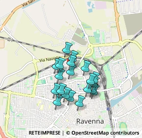 Mappa Via Giacomo Camporesi, 48123 Ravenna RA, Italia (0.704)