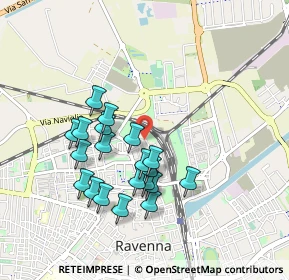 Mappa Via Clemente Primieri, 48123 Ravenna RA, Italia (0.849)