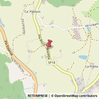 Mappa Via Ricc?-Crocetta, 41028 San Dalmazio MO, Italia, 41028 Serramazzoni, Modena (Emilia Romagna)