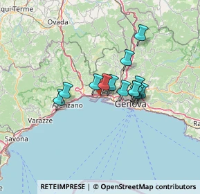 Mappa Via Carloforte, 16156 Genova GE, Italia (9.42846)