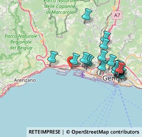 Mappa Via Carloforte, 16156 Genova GE, Italia (7.681)
