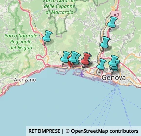 Mappa Via Carloforte, 16156 Genova GE, Italia (5.79429)