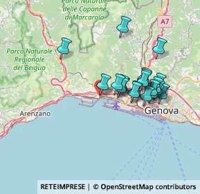 Mappa Via Carloforte, 16156 Genova GE, Italia (6.3455)