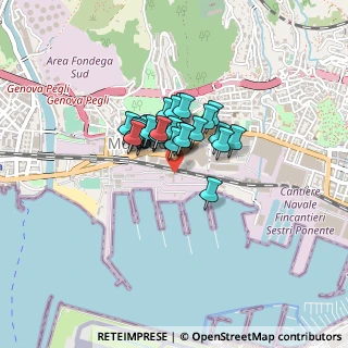 Mappa Via Ronchi, 16100 Genova GE, Italia (0.25556)