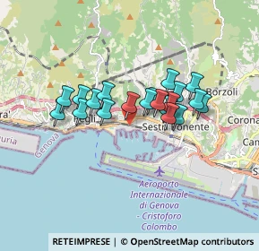 Mappa Via Ronchi, 16100 Genova GE, Italia (1.314)