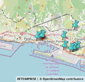 Mappa Via Ronchi, 16100 Genova GE, Italia (1.85182)
