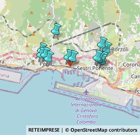 Mappa Via Ronchi, 16100 Genova GE, Italia (1.45154)