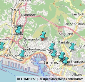 Mappa Via Ischia, 16134 Genova GE, Italia (2.34364)