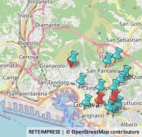 Mappa Via Ischia, 16134 Genova GE, Italia (2.51067)