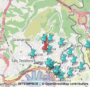 Mappa Via Ischia, 16134 Genova GE, Italia (1.163)