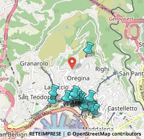Mappa Via Gaeta, 16134 Genova GE, Italia (1.0645)