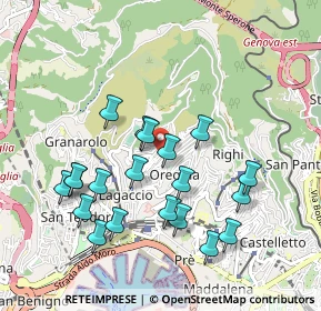 Mappa Via Gaeta, 16134 Genova GE, Italia (0.956)