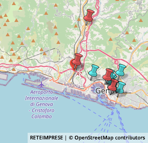 Mappa Via Greto di Cornigliano 6r Siit, 16121 Genova GE, Italia (3.86364)