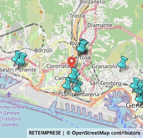 Mappa Via Greto di Cornigliano, 16121 Genova GE, Italia (2.663)