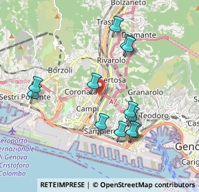 Mappa Via Greto di Cornigliano 6r Siit, 16121 Genova GE, Italia (1.92083)