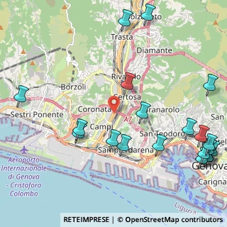 Mappa Via Greto di Cornigliano 6r Siit, 16152 Genova GE, Italia (2.983)