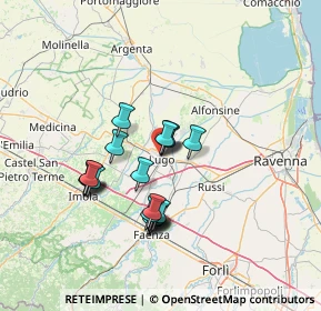 Mappa Via Vincenzo Giardini, 48022 Lugo RA, Italia (12.1185)