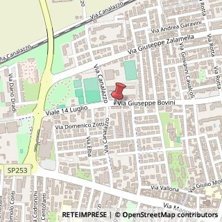 Mappa Via Giuseppe Bovini, 68, 48123 Ravenna, Ravenna (Emilia Romagna)