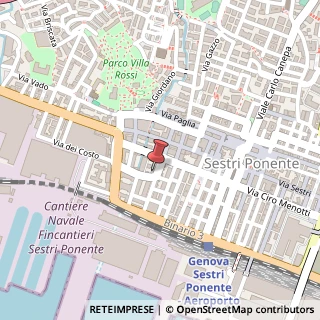 Mappa Via Gino Capponi, 38r, 16154 Genova, Genova (Liguria)