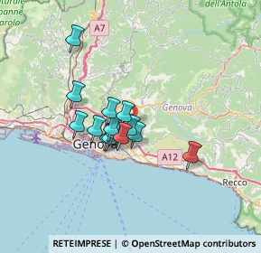Mappa Via Al Poligono di Quezzi, 16132 Genova GE, Italia (4.84429)