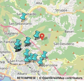 Mappa Via Al Poligono di Quezzi, 16132 Genova GE, Italia (2.1965)
