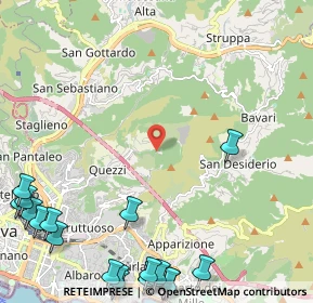 Mappa Via Al Poligono di Quezzi, 16132 Genova GE, Italia (3.5655)