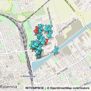 Mappa Via Lagosta, 48122 Ravenna RA, Italia (0.275)