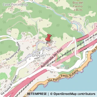 Mappa Via A Piazza Grande, 48, 16158 Arenzano, Genova (Liguria)