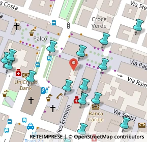 Mappa Piazza Francesco Baracca, 16154 Genova GE, Italia (0.098)