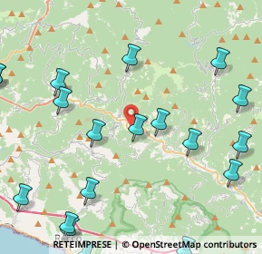 Mappa Via Pezzonasca, 16047 Moconesi GE, Italia (6.095)