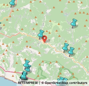 Mappa Via Pezzonasca, 16047 Moconesi GE, Italia (7.2565)
