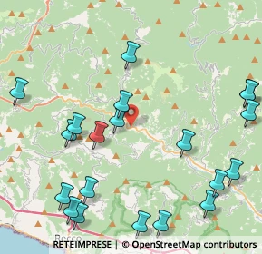 Mappa Via Pezzonasca, 16047 Moconesi GE, Italia (5.404)